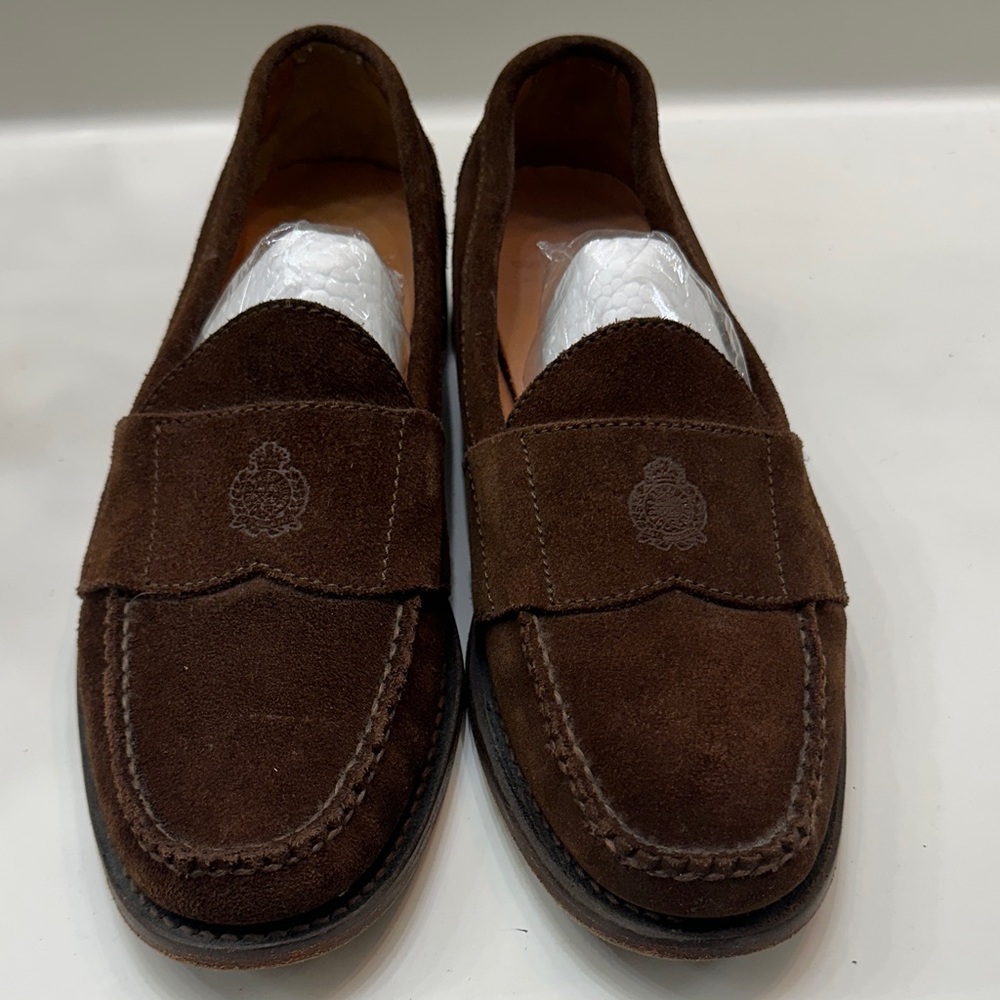 Brown Suede Loafers